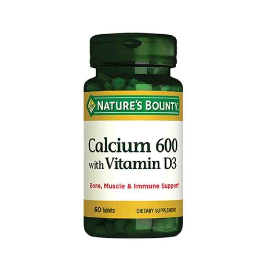 Natures Bounty Calcium 600 With Vitamin D3 60 Tab. - 1