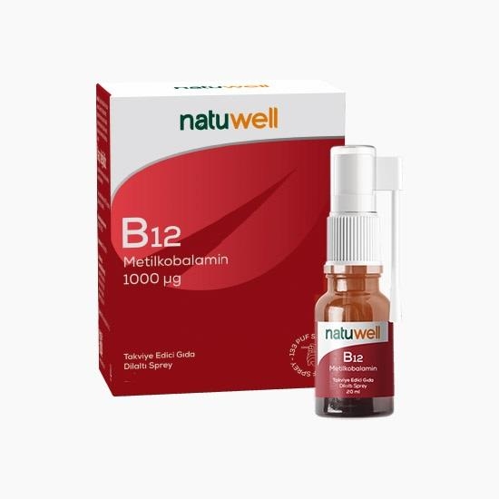 Natuwell B12 Dilaltı Sprey 5 ml (33 Puf) - 1