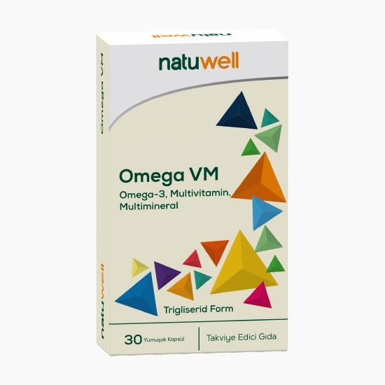 Natuwell Omega VM 30 Yumuşak Kapsül - 1