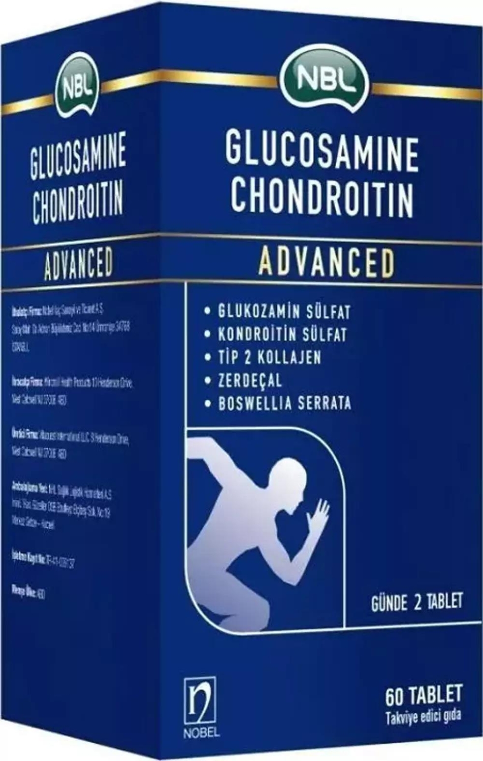 NBL Glucosamine Chondroitin Advanced 60 Tablet - 1