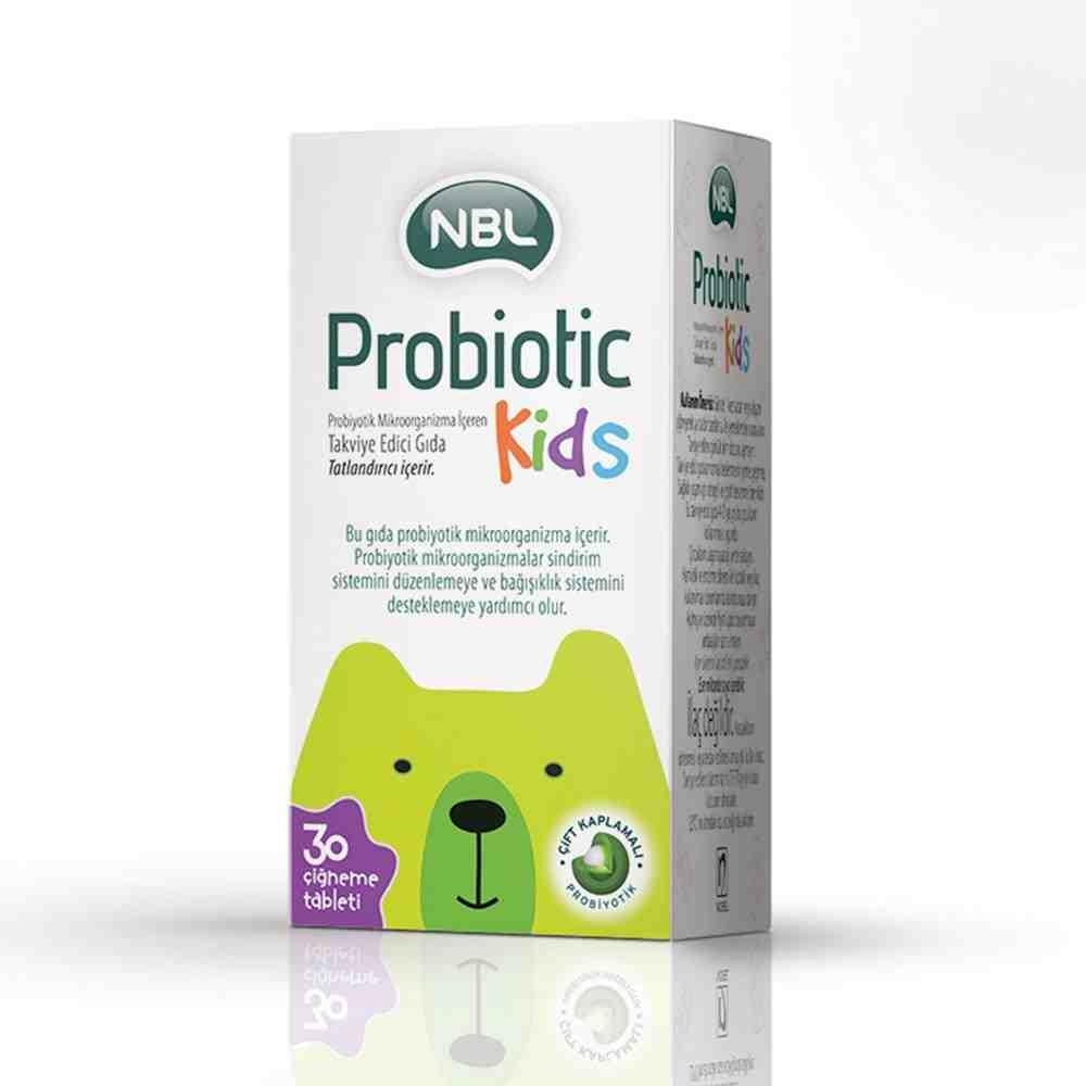 NBL Probiotic Kids 30 Çiğneme Tableti - 1