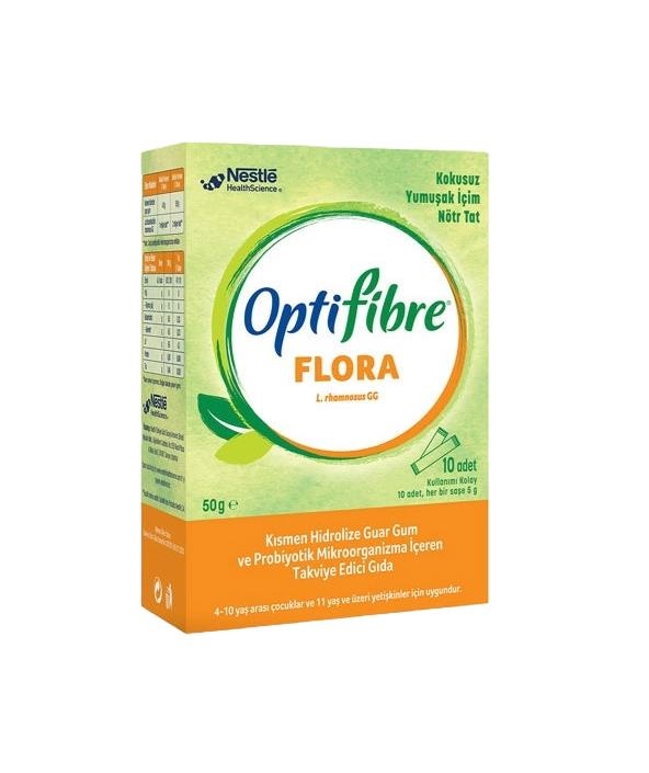 Nestle Optifibre Flora Lif Kaynağı 5 gr x 10 Saşe - 1