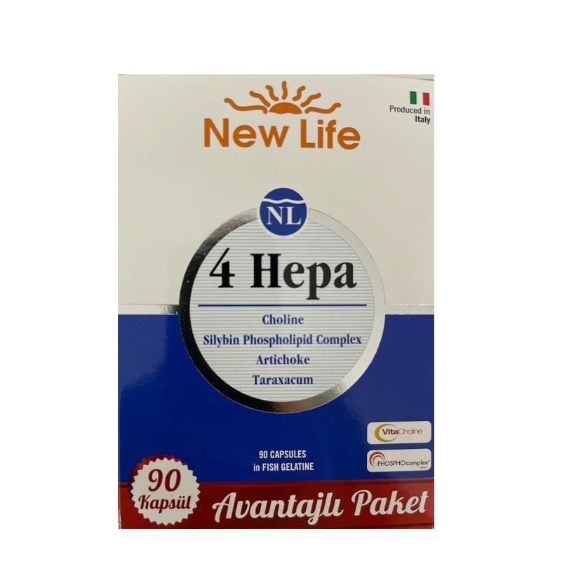 New Life 4 Hepa 90 Yumuşak Kapsül - 1