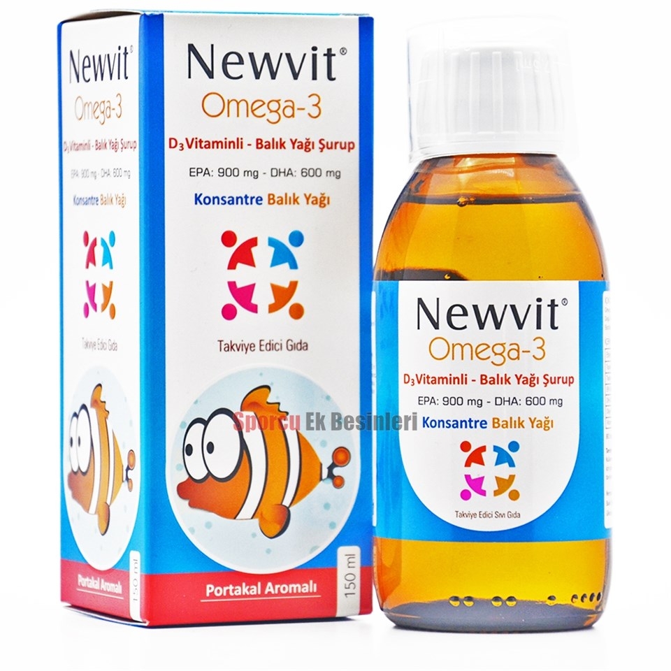 Newvit omega3 d3 vit balıkyağı srp 150ml - 1