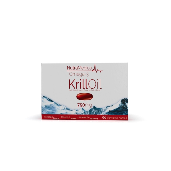 Nutramedica Omega 3 Krill Oil 750 mg 60 Kapsül - 1