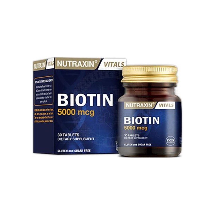 Nutraxin Biotin 5000 mcg 30 Tablet - 1