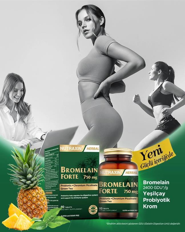 Nutraxin Bromelain Forte 60 Tablet - 2