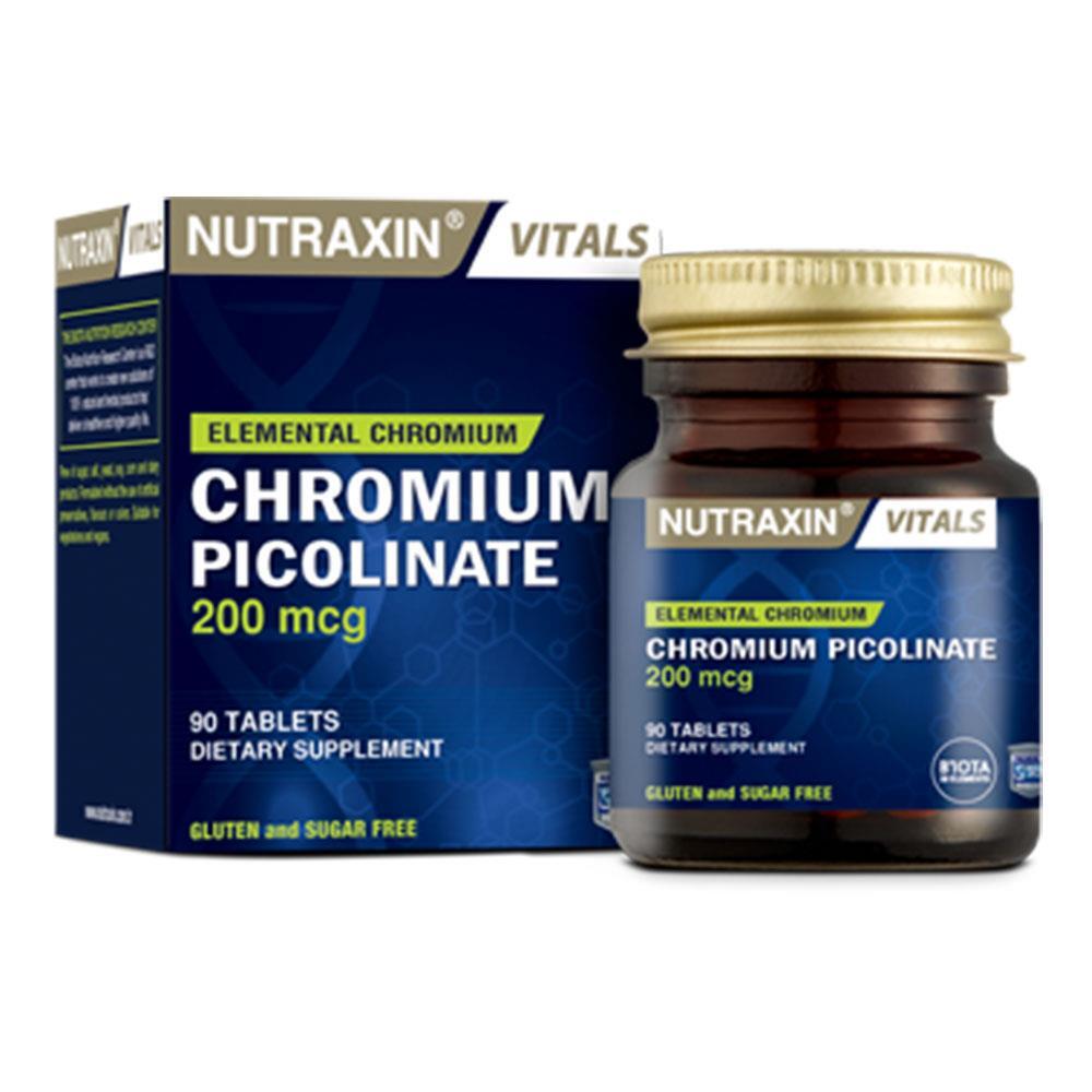 Nutraxin Chromium Picolinate 200 mcg 90 Tablet - 1