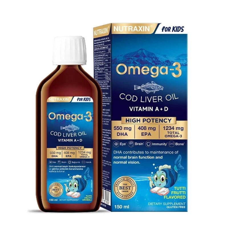 Nutraxin Kids Omega 3 Şurup 150 Ml - 1