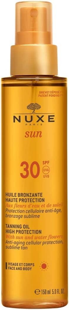 Nuxe Sun Huile Bronzante Spf 30 150 ml Bronzlaştırıcı Yüz ve Vücut Yağı - 1