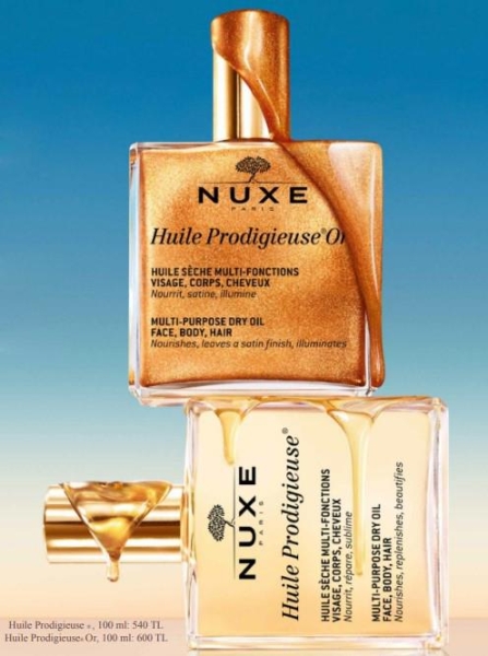 Nuxe Huile Prodigieuse Cok Amaclı Kuru Yag 100 Ml+Nuxe Huile Prodigieuse Or Roll-On 80 Ml - 3