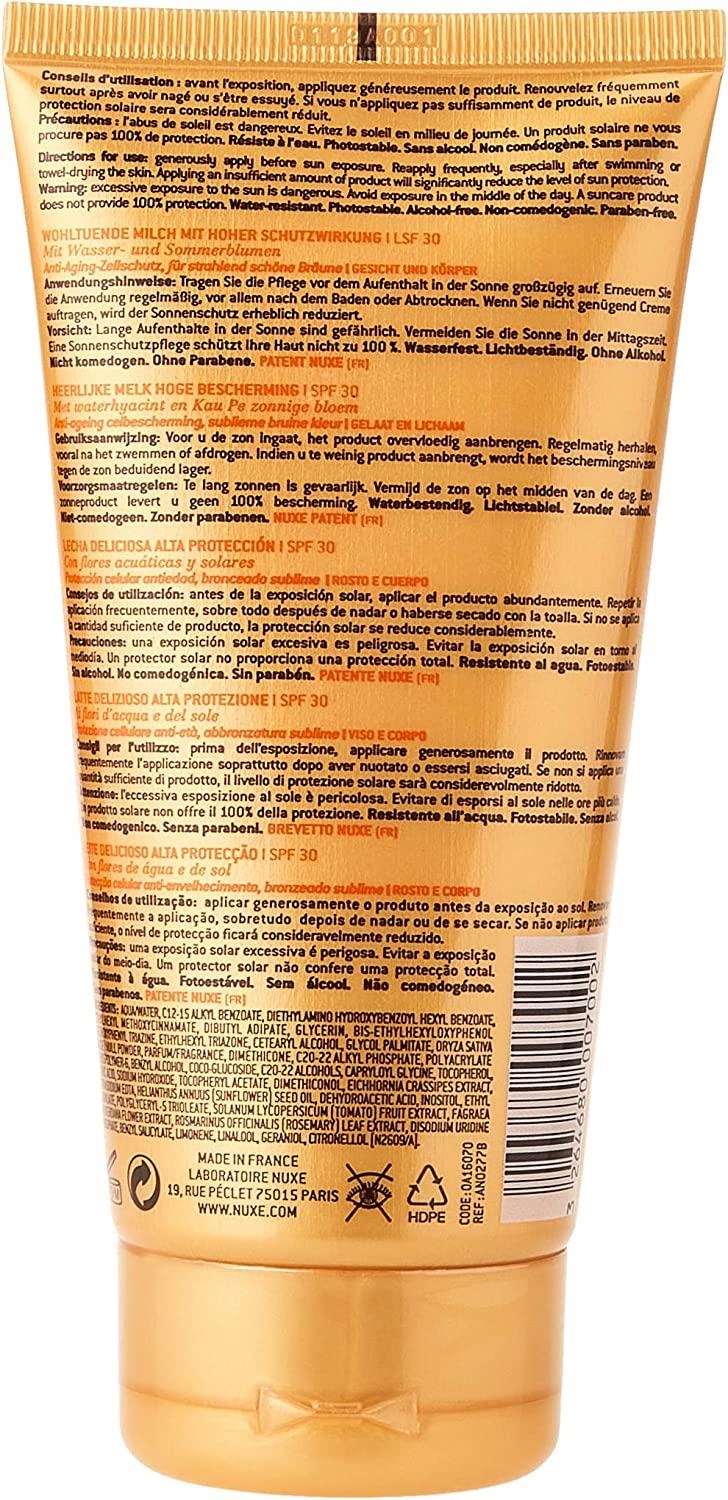 Nuxe Sun Lait Delicieux Protection Spf 30 150 ml - 2