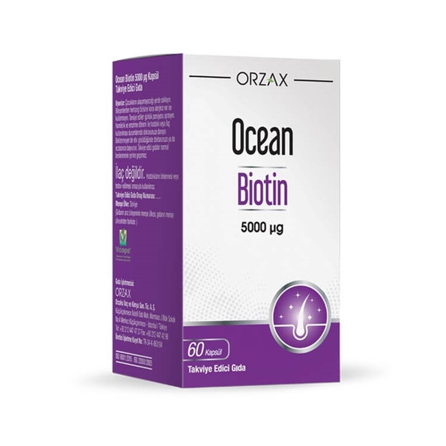 Ocean Biotin 5000 mcg 60 Kapsül - 1