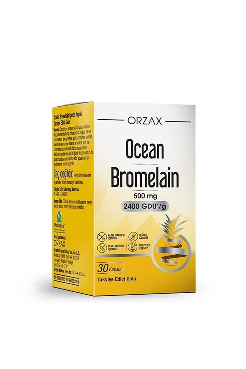 Ocean Bromelain 30 Kapsül - 1