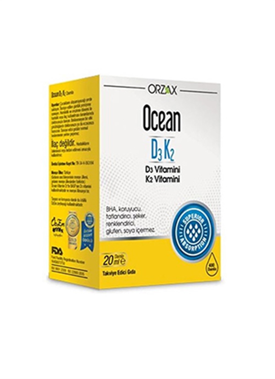 Ocean D3K2 20 ml Damla - 1