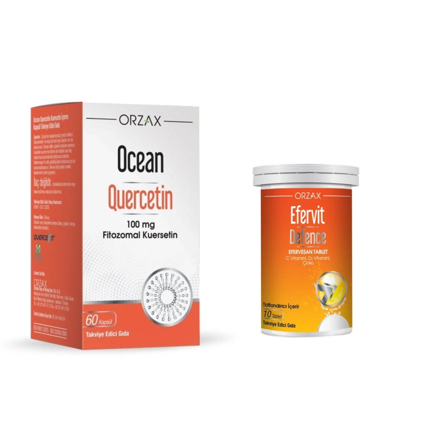 Ocean Quercetin 60 Kapsül + Efervit Defence - 1