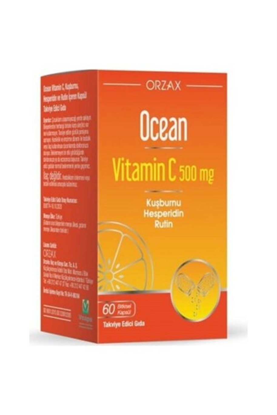 Ocean Vitamin C 500 mg 60 Kapsül - 1