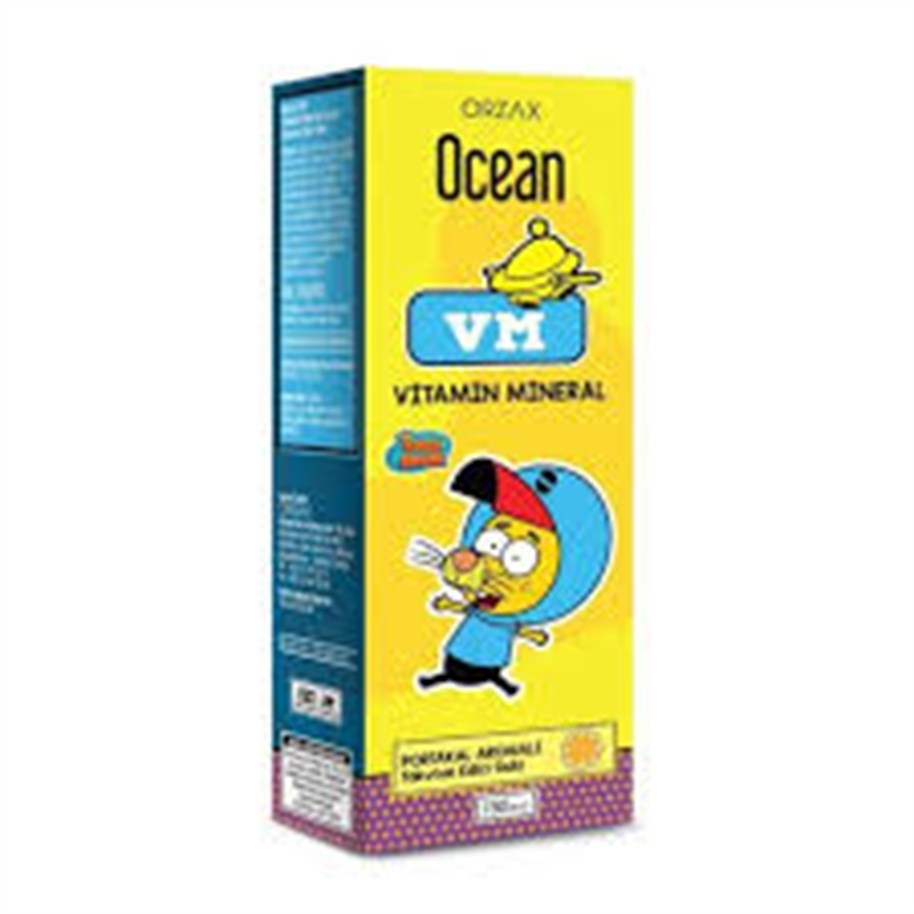 Ocean VM Vitamin Mineral Portakal Aromalı Şurup 150 ml - 1