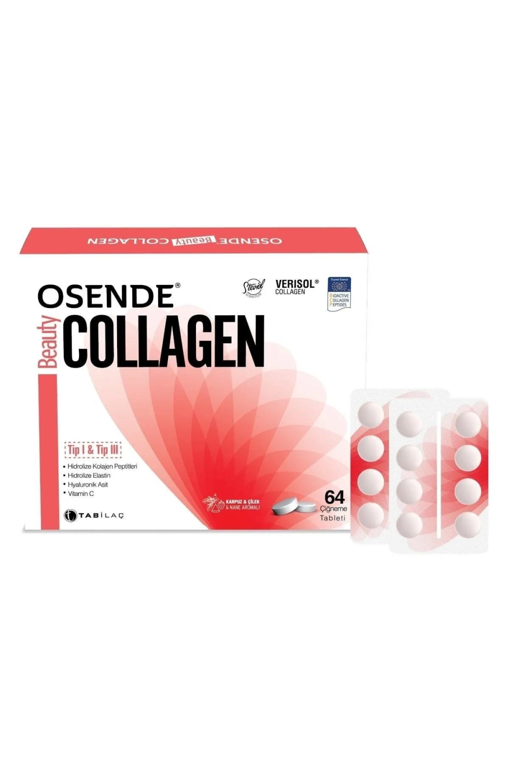 Osende Beauty Collagen 64 Çiğneme Tableti - 1