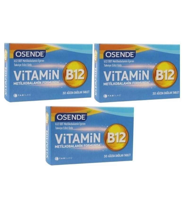 Osende Vitamin B12 30 Tablet 3 Adet - 1