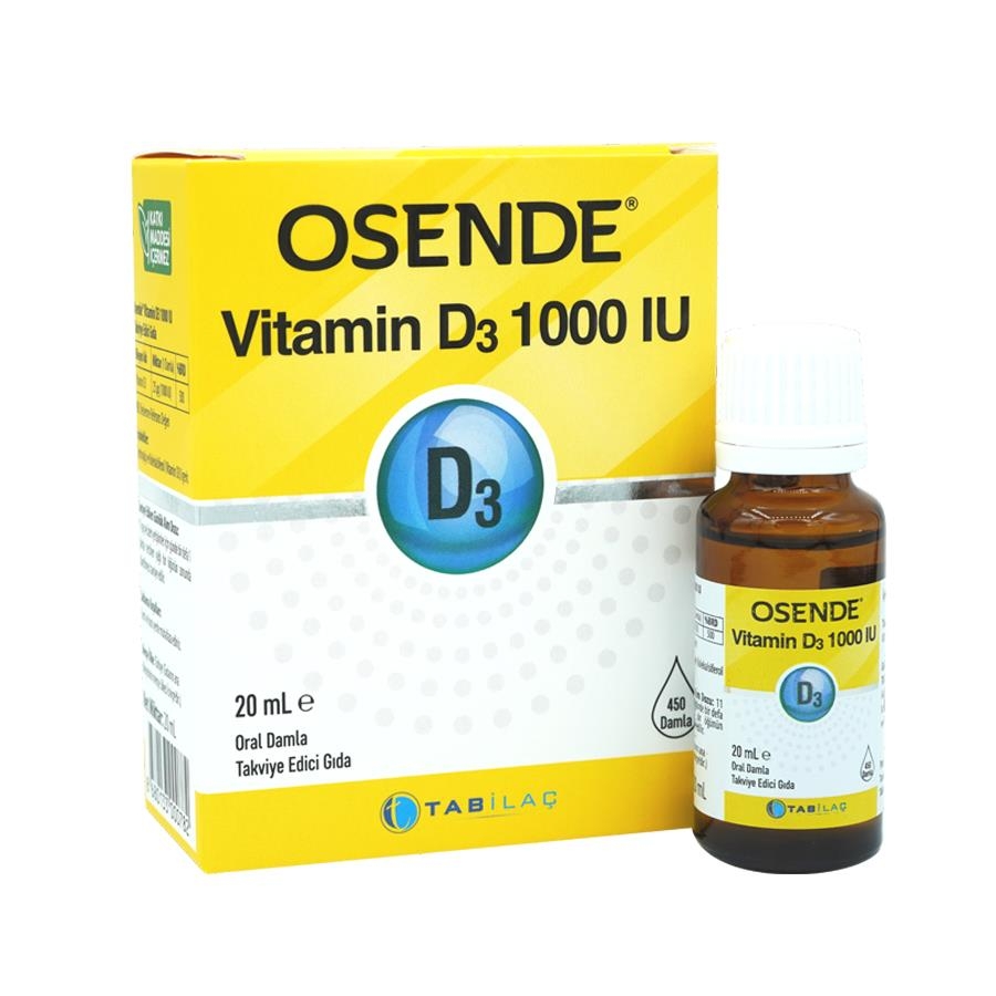 Osende Vitamin D3 1000 IU Damla 20 ml - 1