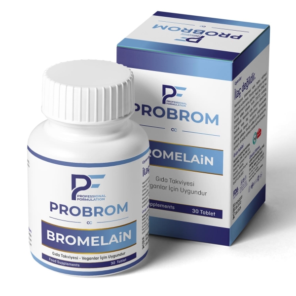 PF ProBrom Bromelain İçeren Gıda Takviyesi 30 Tablet - 1
