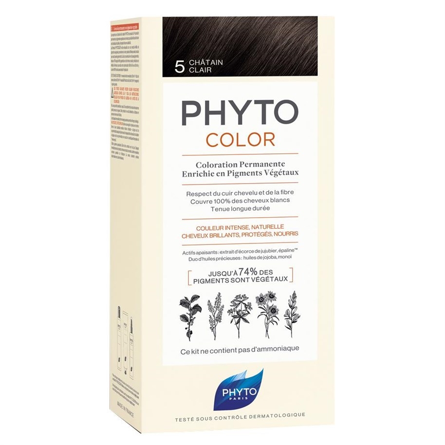 Phyto Phytocolor Bitkisel Saç Boyası - 5 - Açık Kestane - 1