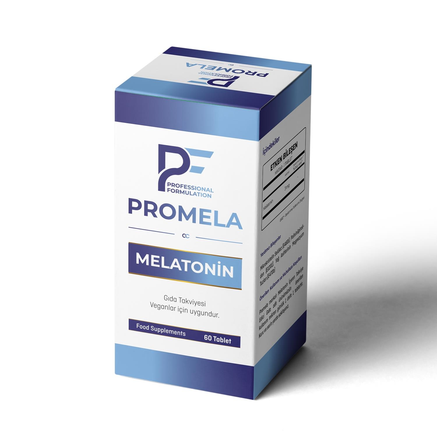 PF ProMela Melatonin İçeren Gıda Takviyesi 60 Tablet - 3