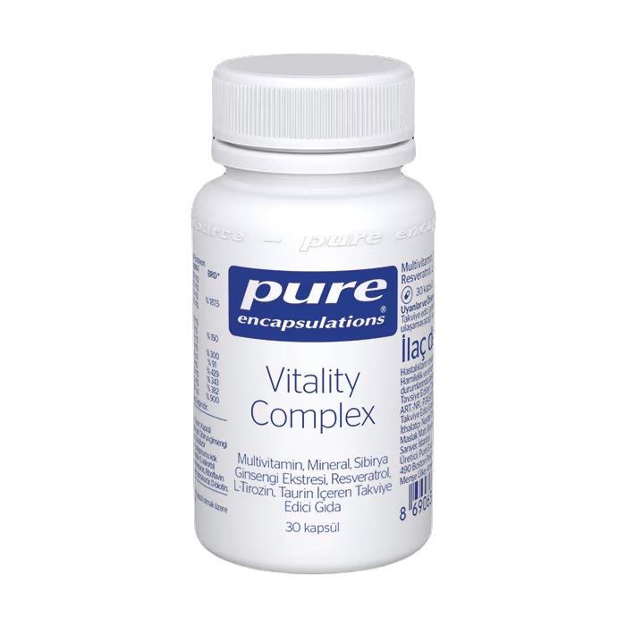 Pure Encapsulations Vitality Complex 30 Kapsül - 1