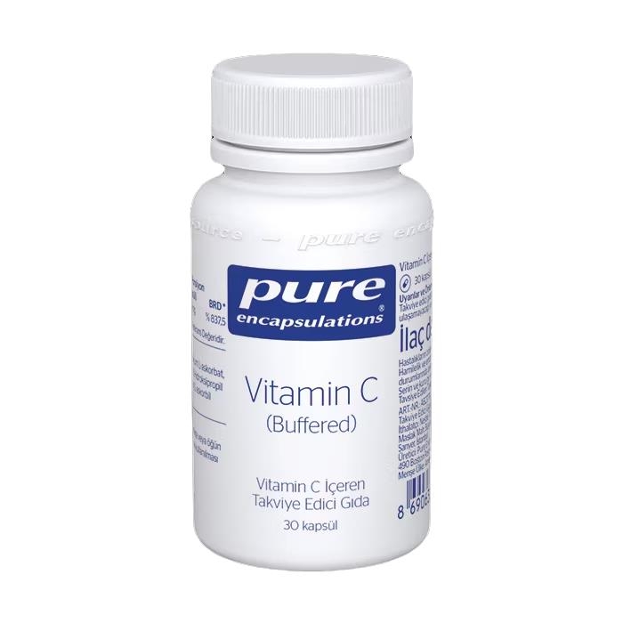 Pure Encapsulations Vitamin C Buffered 30 Kapsül - 1