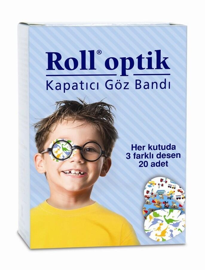 Roll Optik Kapatıcı Göz Bandı ERKEK 20 Adet - 1