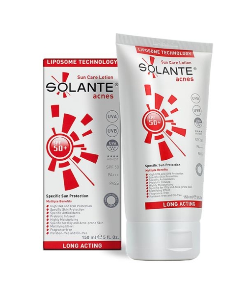 Solante Acnes Spf 50+ 150 ml Akne Önleyici Güneş Losyonu - 1