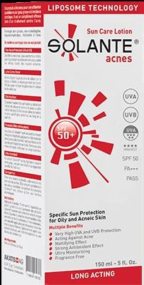 Solante Acnes Spf 50+ 150 ml Akne Önleyici Güneş Losyonu - 3