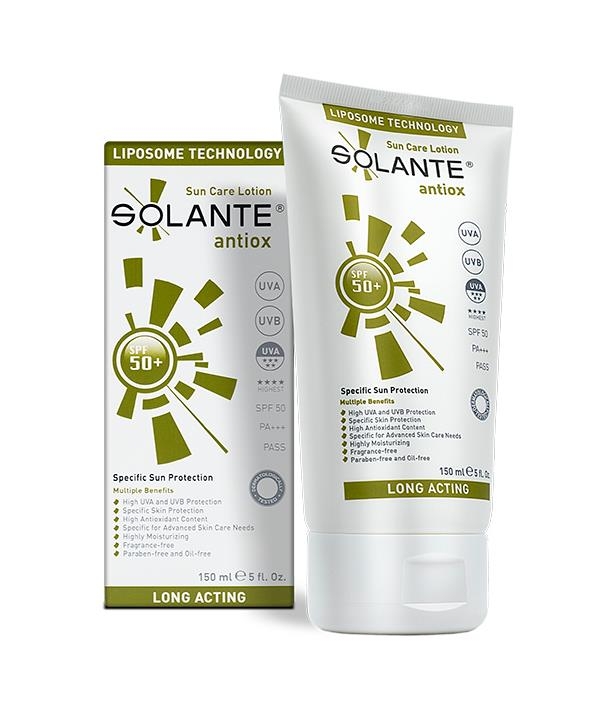 Solante Antiox Spf 50+ 150 ml Güneş Losyonu - 1