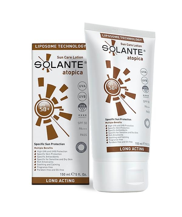 Solante Atopica Sun Care Lotion Spf 50+ 150 ml Atopik Dermatitli Ciltler Güneş Losyonu - 1