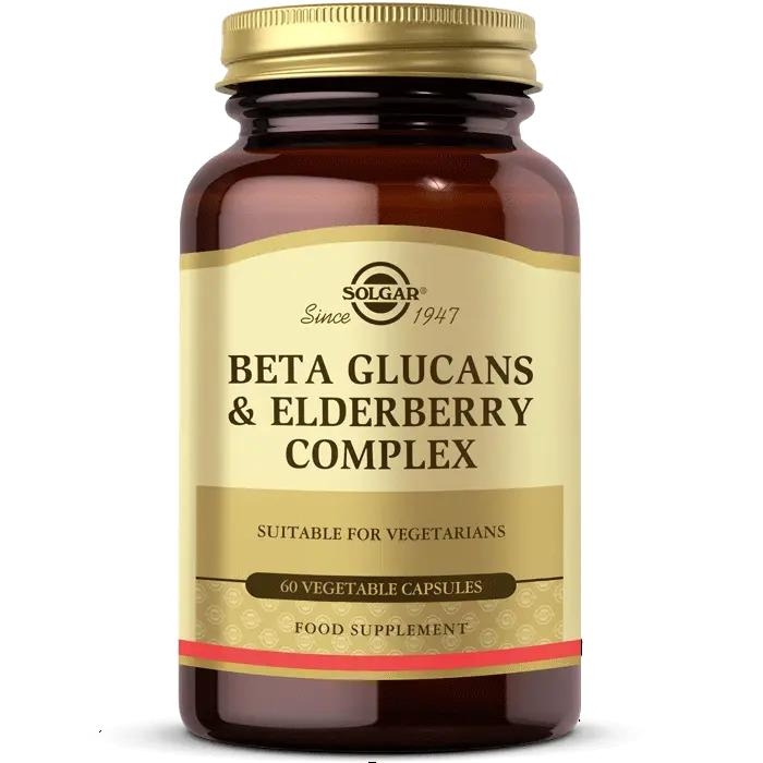 Solgar Beta Glucans Elderberry 60 Kapsül - 1