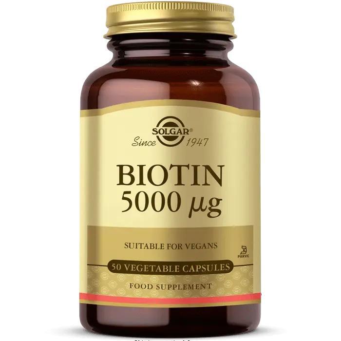 Solgar Biotin 5000 mcg 50 Kapsül - 1