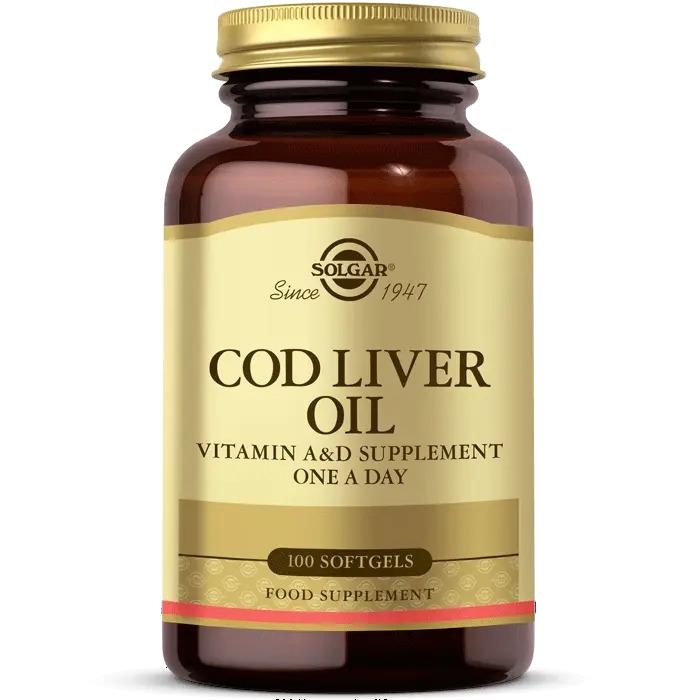 Solgar Cod Liver Oil 100 Softjel - 1