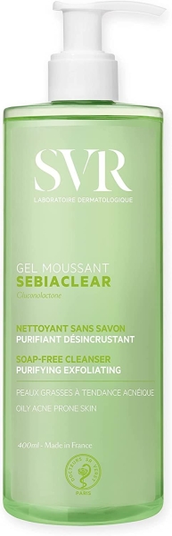 SVR Sebiaclear Gel Moussant 400 ml Yüz Temizleme Jeli - 2