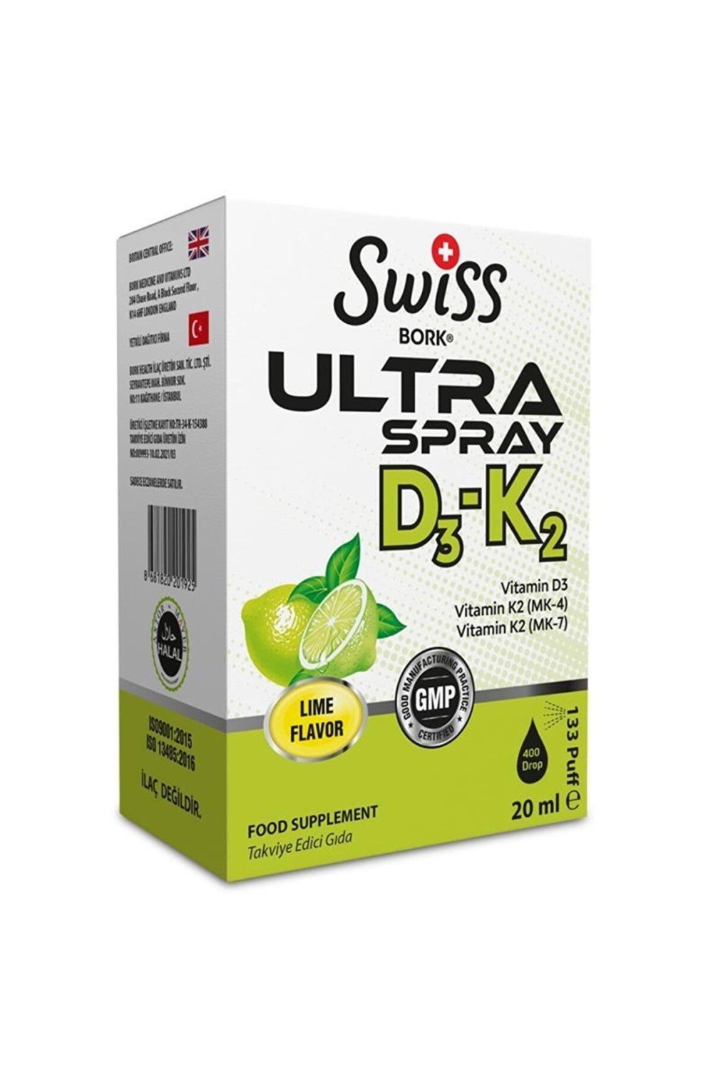 Swiss Bork Ultra D3K2 Spray 20ml - 1