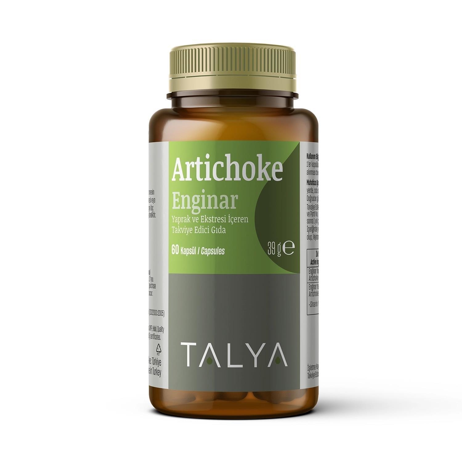 Talya Artichoke Enginar Yaprak ve Ekstresi 60 Kapsül - 1