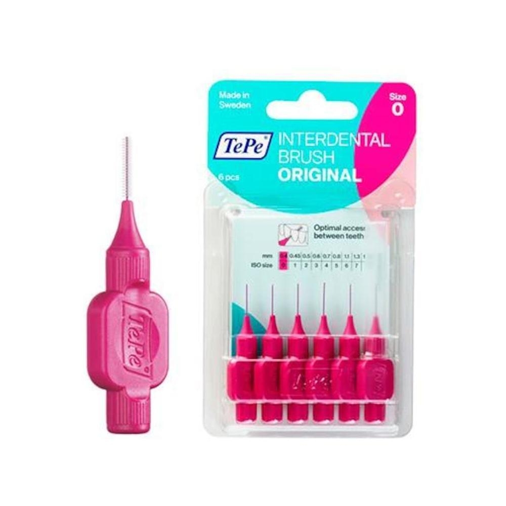 Tepe Interdantal Brush Diş Arası Fırçası 0.4 mm 6'lı Pembe Blister - 1