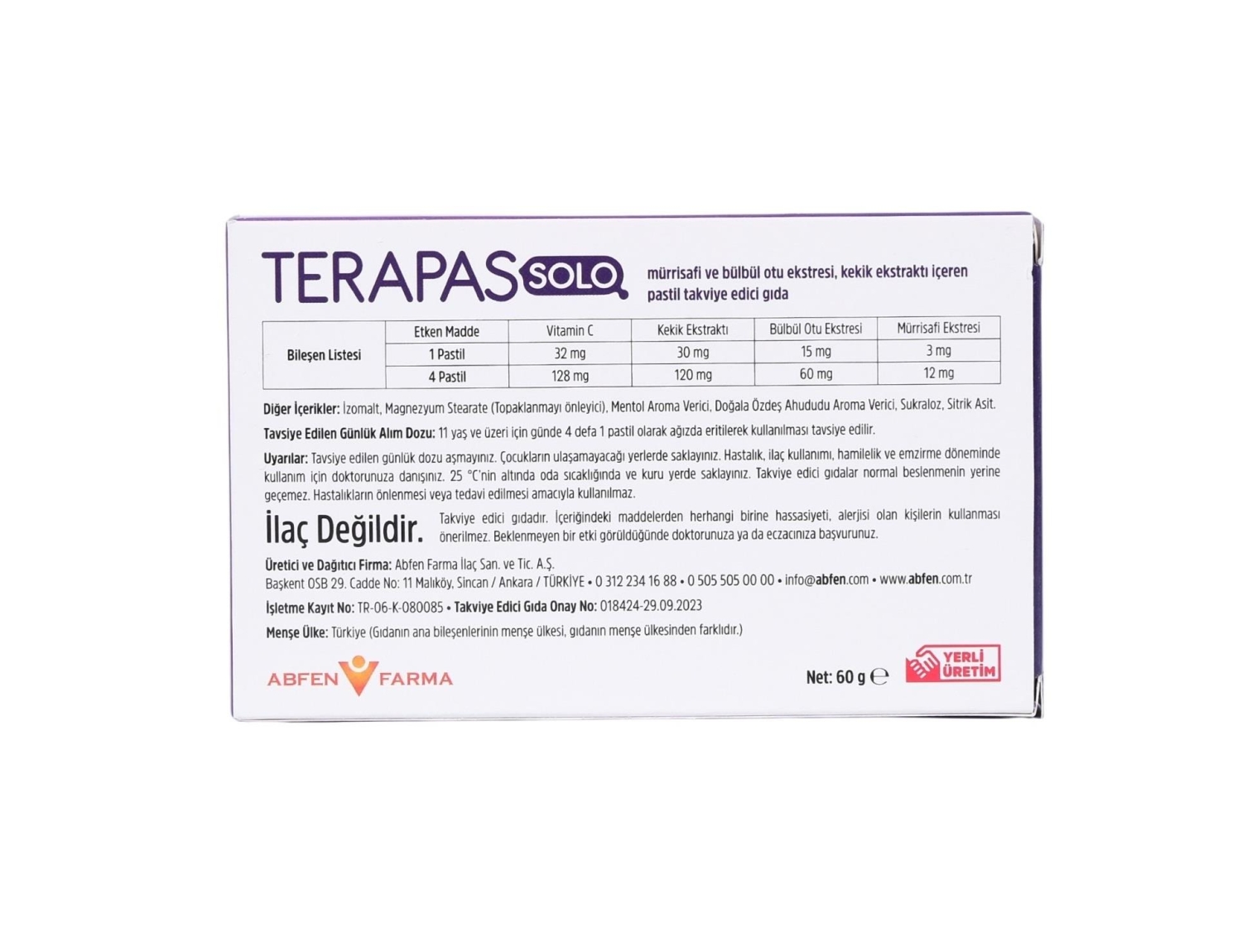 Terapas Solo Pastil 24 Adet - 2