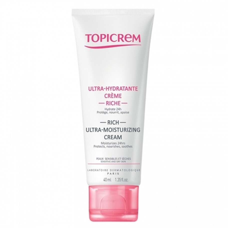 Topicrem Rich Ultra Moisturizing Cream 40 ml Ultra Zengin Nemlendirici Yüz Kremi - 1