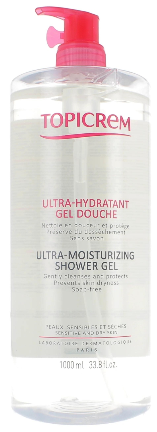 Topicrem Ultra Mousturizing Shower Gel 1000 ml - 1