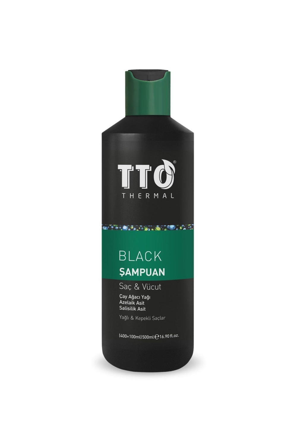 TTO Black Saç ve Vücut Şampuan 500 ml - 2