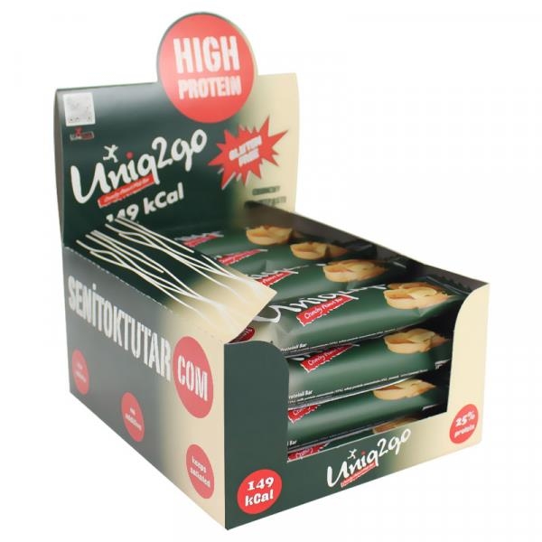 Uniq2go Fıstık Ezmeli Protein Midi Bar 40 Gr 16 Adet - 1