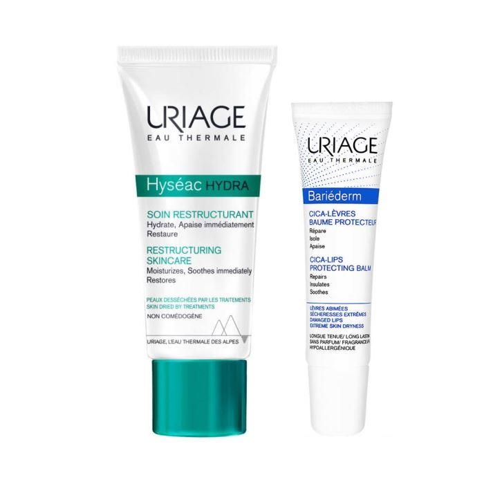 Uriage Akne Tedavisi SOS Kiti hyseac hydra 40 ml+ bariederm Cica Lip Balm 15 ml - 1