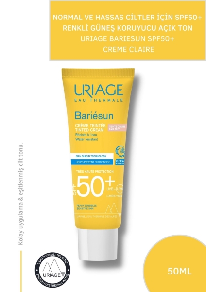 Uriage Bariesun Renkli Güneş Koruyucu SPF50+ 50ml Fair - 3