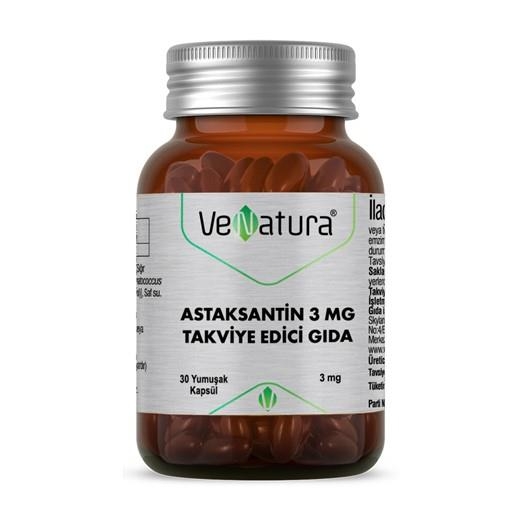 VeNatura Astaksantin 3 mg 30 Kapsül - 1